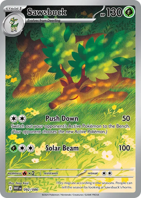 Sawsbuck, White Flare #92