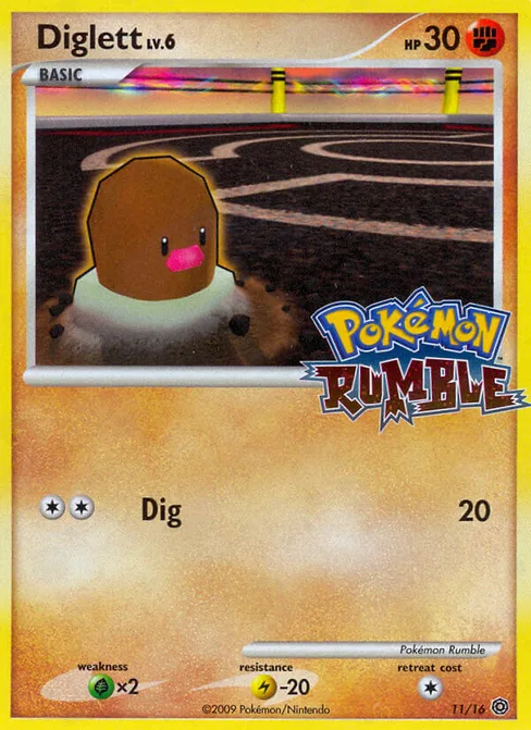 Diglett, Pokémon Rumble #11