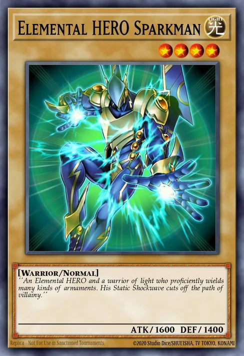 Elemental HERO Sparkman, Ra Yellow Mega Pack #RYMP-EN003