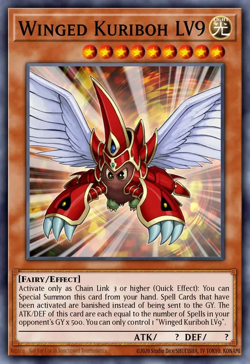 Winged Kuriboh LV9, Ra Yellow Mega Pack #RYMP-EN014