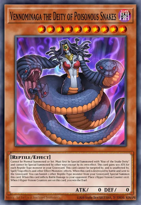 Vennominaga the Deity of Poisonous Snakes, Ra Yellow Mega Pack #RYMP-EN068