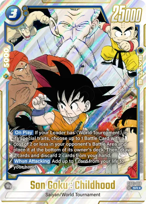 Son Goku : Childhood, Manga Booster 01 #SB01-018_p1