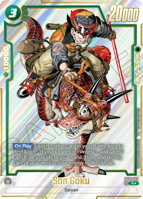 Son Goku, Manga Booster 01 #SB01-023_p1