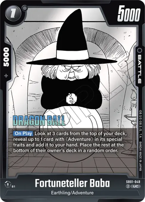 Fortuneteller Baba, Manga Booster 01 #SB01-049