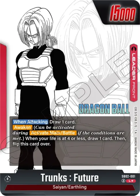 Trunks : Future, Manga Booster 02 #SB02-001_p1