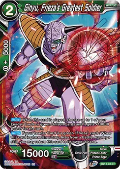 Ginyu, Frieza's Greatest Soldier, Normal