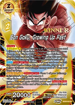 Son Goku, Growing Up Fast, Yellow Transformation #SD20-02_PR02
