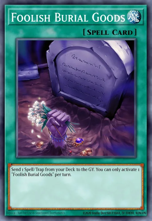 Foolish Burial Goods, Structure Deck: Legend of the Crystal Beasts #SDCB-EN030