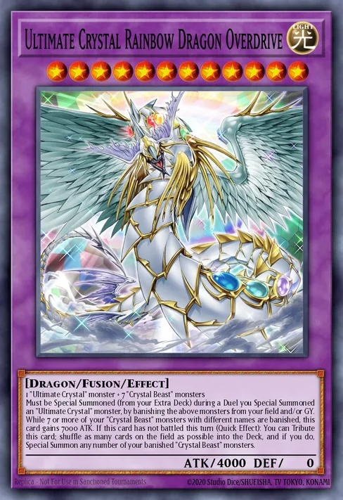 Ultimate Crystal Rainbow Dragon Overdrive, Structure Deck: Legend of the Crystal Beasts #SDCB-EN042