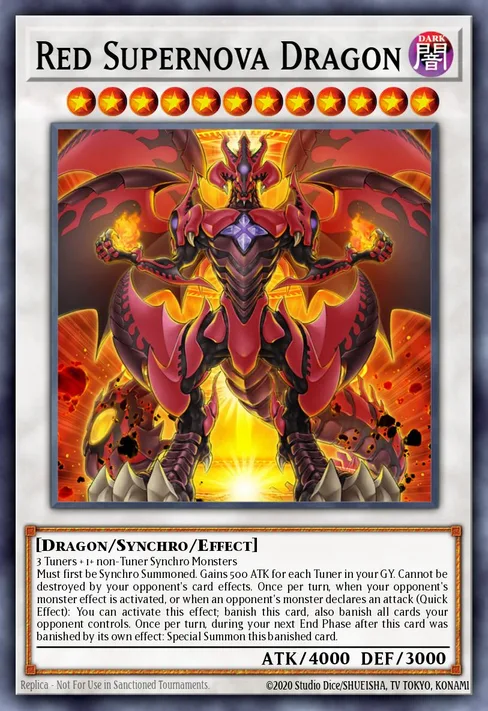 Red Supernova Dragon, Structure Deck: The Crimson King #SDCK-EN044