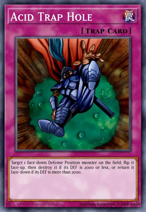 Acid Trap Hole, Yu-Gi-Oh! Worldwide Edition: Stairway to the Destined Duel promotional cards #SDD-E002