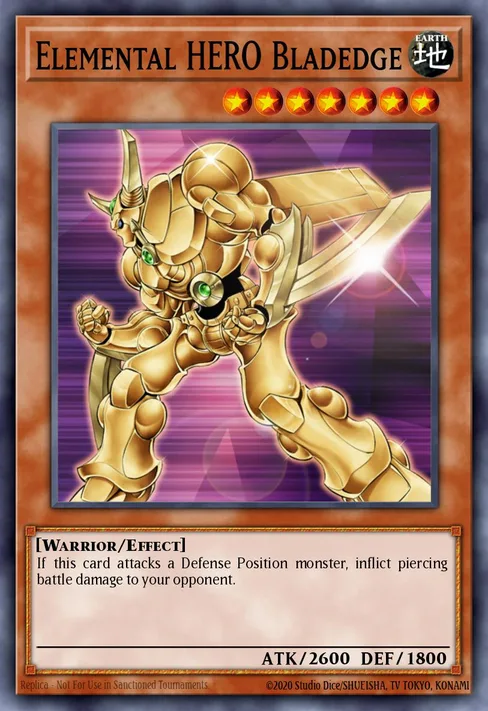 Elemental HERO Bladedge, HERO Strike Structure Deck #SDHS-EN009