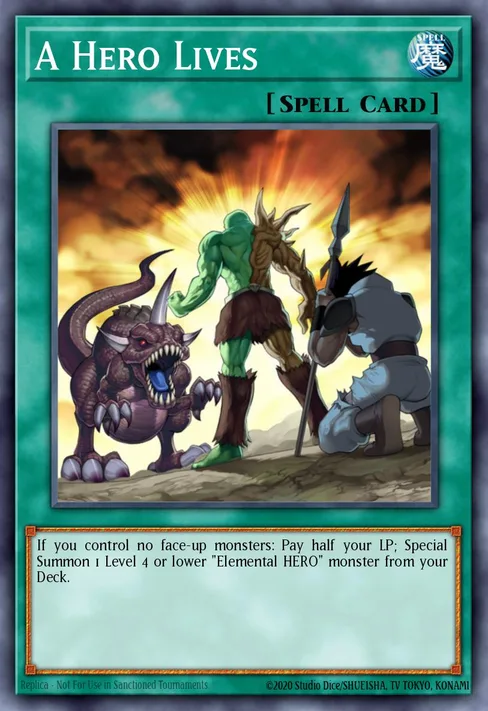 A Hero Lives, HERO Strike Structure Deck #SDHS-EN026