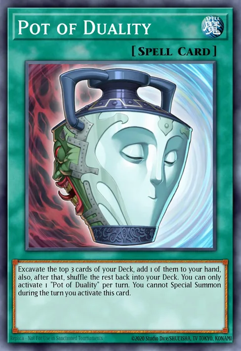 Pot of Duality, HERO Strike Structure Deck #SDHS-EN034