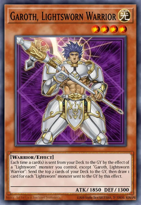 Garoth, Lightsworn Warrior, Realm of Light Structure Deck #SDLI-EN009