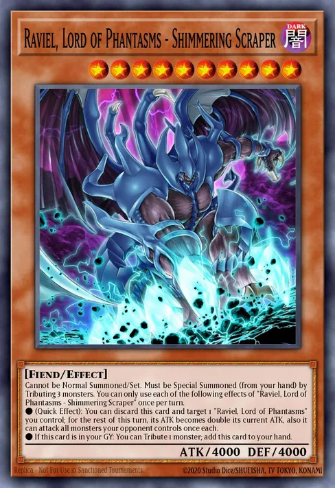 Raviel, Lord of Phantasms - Shimmering Scraper, Structure Deck: Sacred Beasts #SDSA-EN001