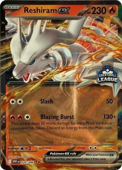Reshiram ex, Southeast Asia Exclusives #20