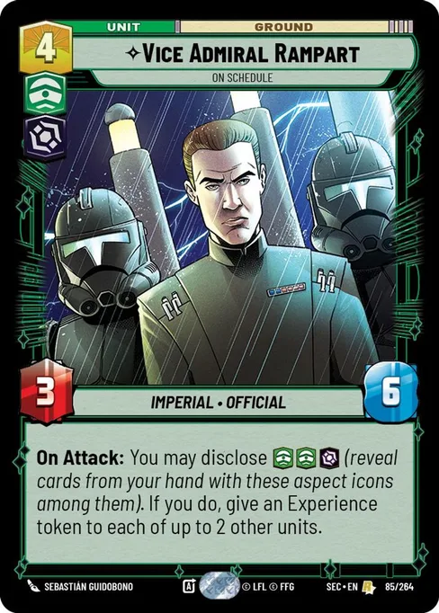 Vice Admiral Rampart — On Schedule, Secrets of Power #085