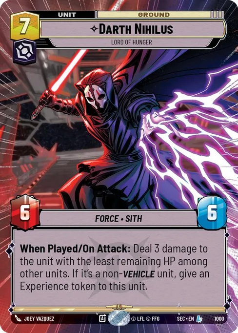 Darth Nihilus — Lord of Hunger, Secrets of Power #1000