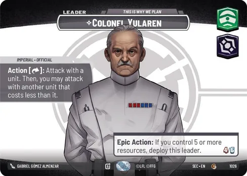 Colonel Yularen — This is Why We Plan, Secrets of Power #1026