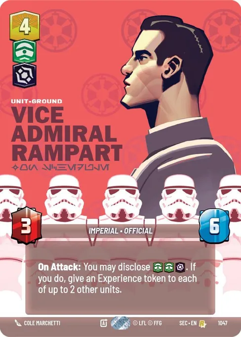 Vice Admiral Rampart — On Schedule, Secrets of Power #1047