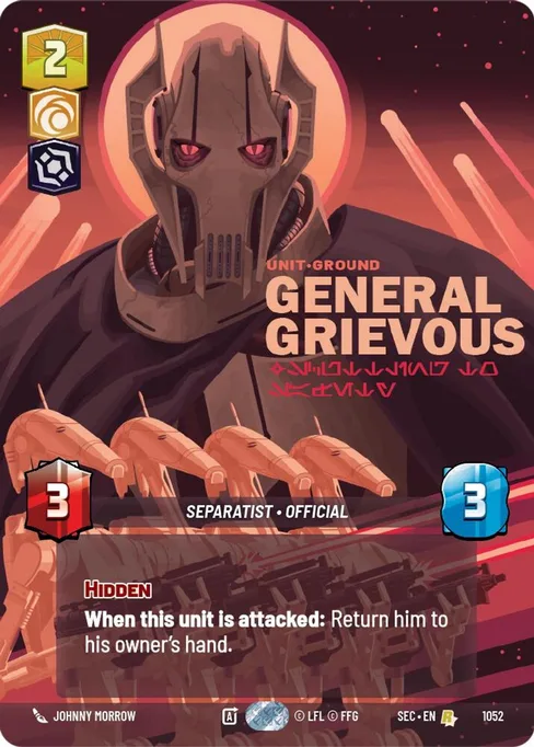 General Grievous — Scuttling to Safety, Secrets of Power #1052