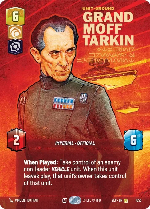 Grand Moff Tarkin — Taking Krennic's Achievement, Secrets of Power #1053
