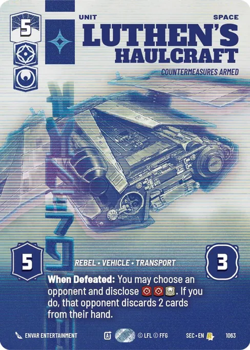 Luthen's Haulcraft — Countermeasures Armed, Secrets of Power #1063