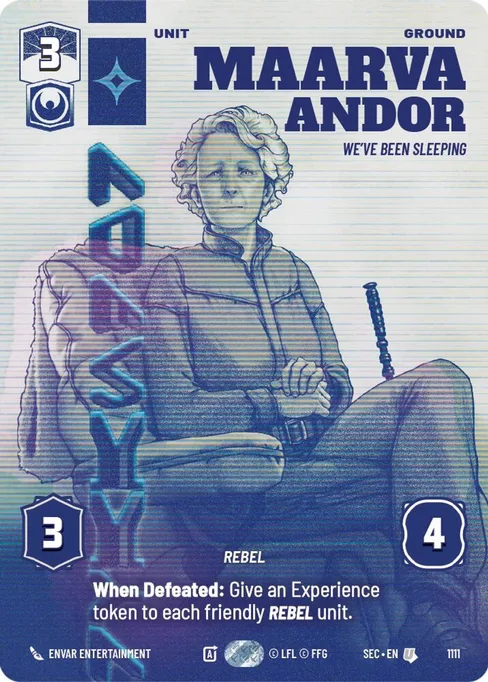Maarva Andor — We've Been Sleeping, Secrets of Power #1111