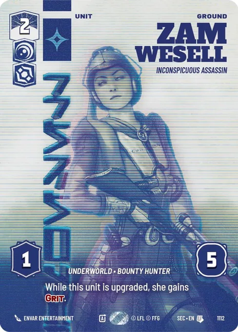 Zam Wesell — Inconspicuous Assassin, Secrets of Power #1112