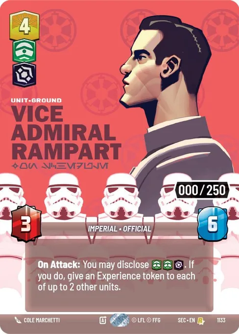 Vice Admiral Rampart — On Schedule, Secrets of Power #1133