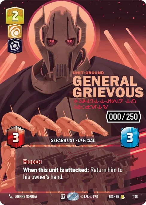 General Grievous — Scuttling to Safety, Secrets of Power #1138