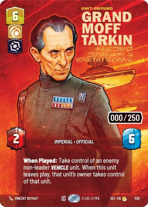 Grand Moff Tarkin — Taking Krennic's Achievement, Secrets of Power #1139