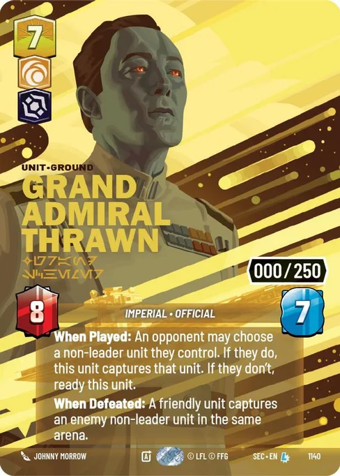 Grand Admiral Thrawn — Grand Schemer, Secrets of Power #1140