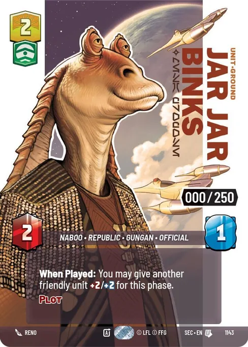 Jar Jar Binks — Mesa Propose, Secrets of Power #1143