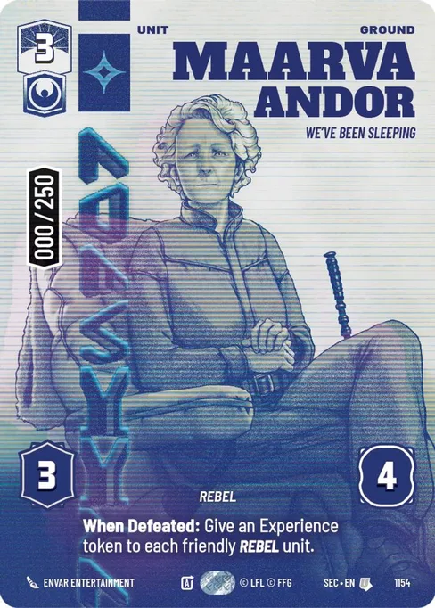 Maarva Andor — We've Been Sleeping, Secrets of Power #1154