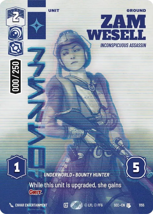 Zam Wesell — Inconspicuous Assassin, Secrets of Power #1155