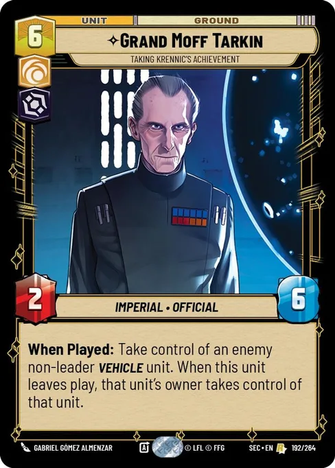 Grand Moff Tarkin — Taking Krennic's Achievement, Secrets of Power #192
