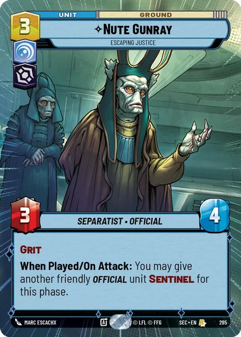 Nute Gunray — Escaping Justice, Secrets of Power #295