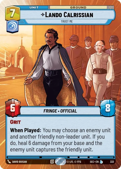 Lando Calrissian — Trust Me, Secrets of Power #332