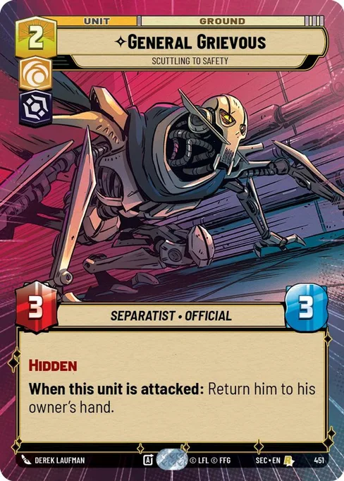 General Grievous — Scuttling to Safety, Secrets of Power #451