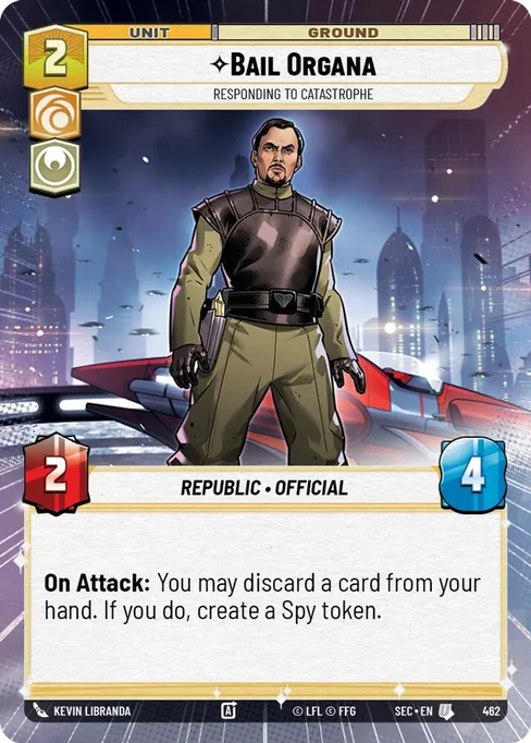 Bail Organa — Responding to Catastrophe, Secrets of Power #462