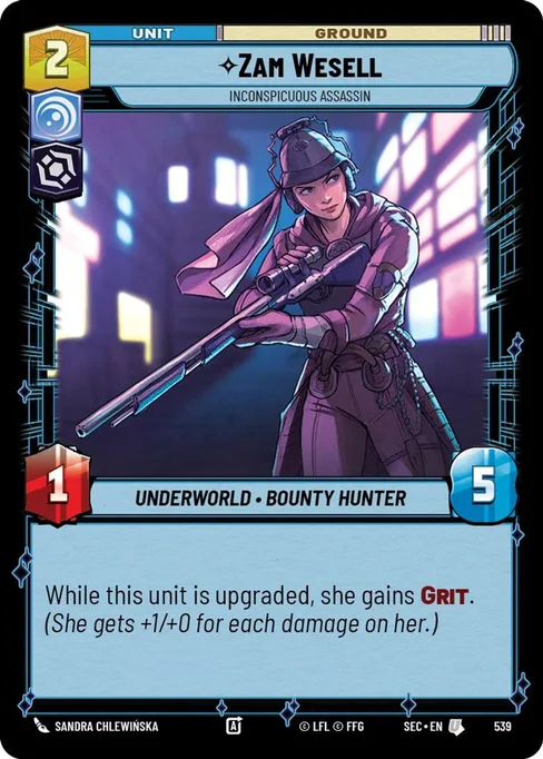 Zam Wesell — Inconspicuous Assassin, Secrets of Power #539