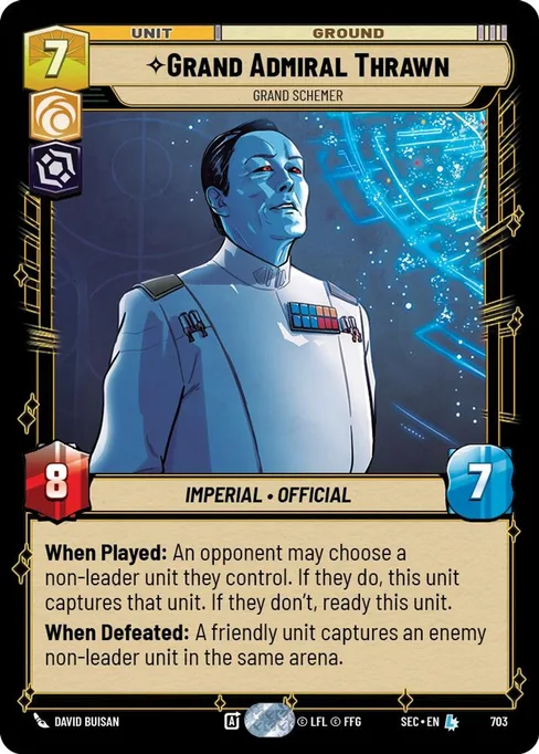 Grand Admiral Thrawn — Grand Schemer, Secrets of Power #703