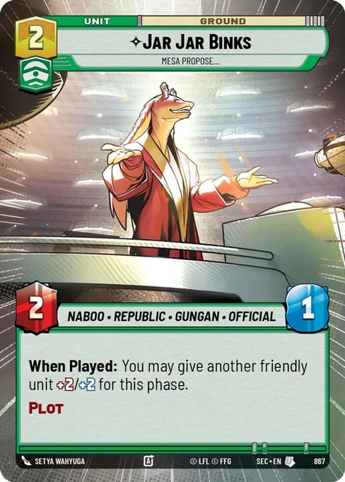 Jar Jar Binks — Mesa Propose, Secrets of Power #867