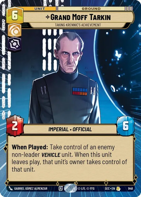 Grand Moff Tarkin — Taking Krennic's Achievement, Secrets of Power #948