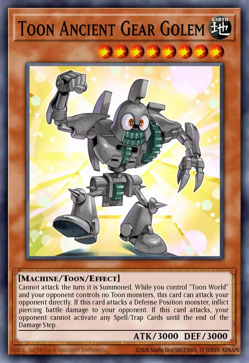 Toon Ancient Gear Golem, Speed Duel GX: Duel Academy Box #SGX1-ENI11