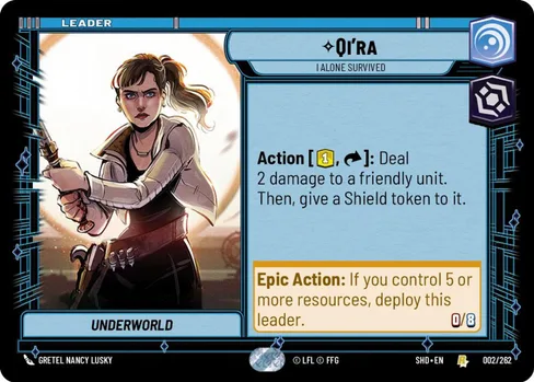 Qi'ra — I Alone Survived, Shadows of the Galaxy #002