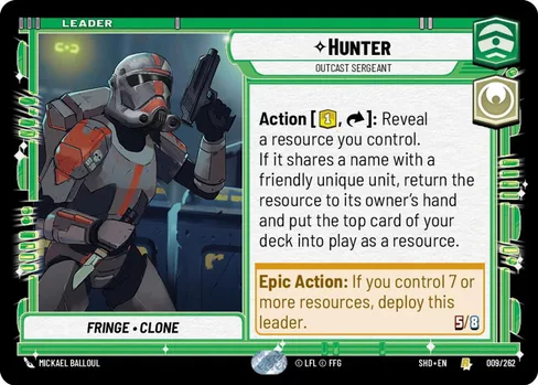 Hunter — Outcast Sergeant, Shadows of the Galaxy #009