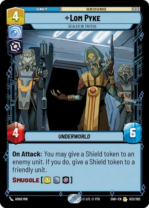 Lom Pyke — Dealer in Truths, Shadows of the Galaxy #032
